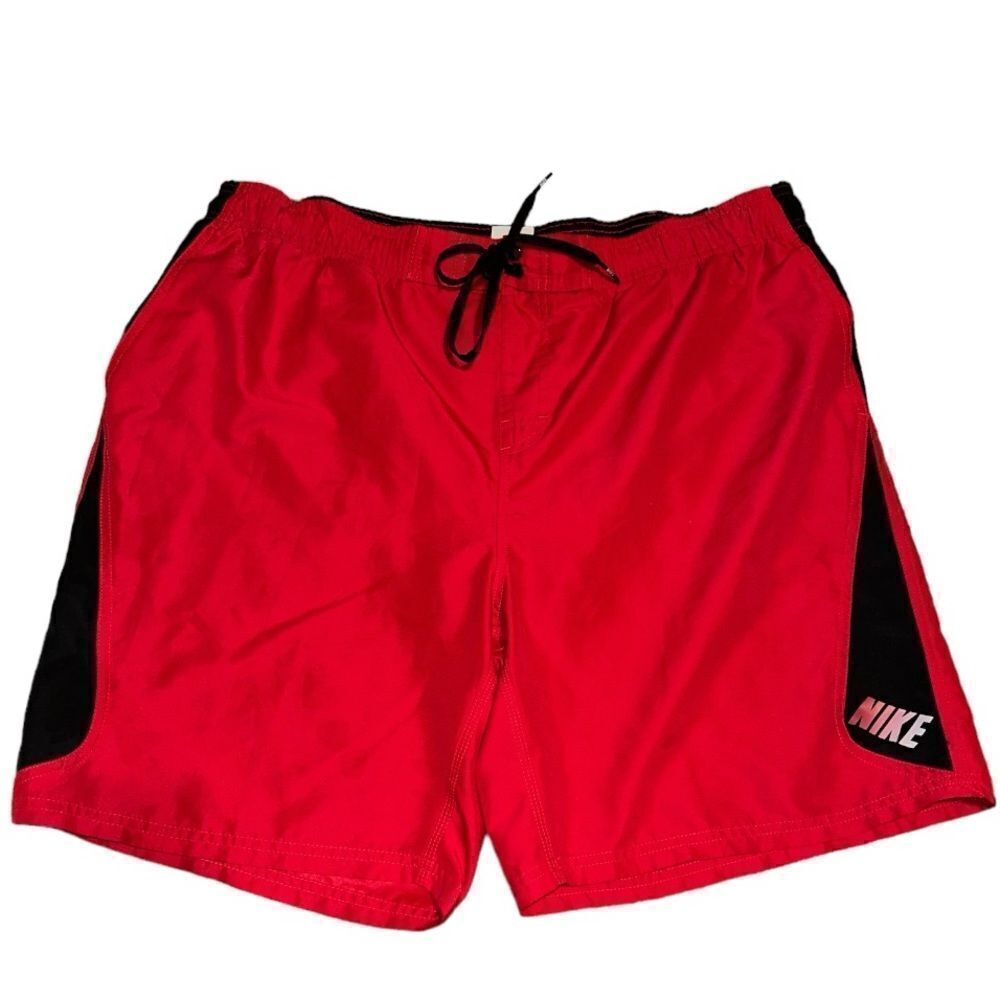 Nike Swim Trunk Shorts Mesh Lined Elastic Drawstring Men's XL